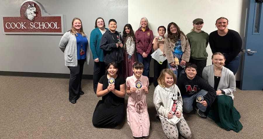 Buel Readers Visit School Board